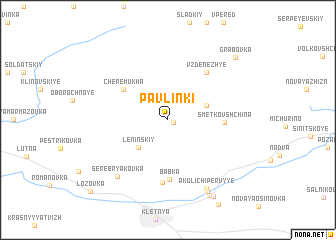 map of Pavlinki