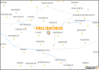 map of Pavlishchevo