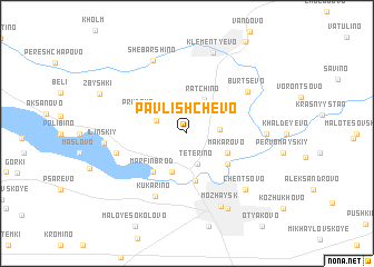 map of Pavlishchevo