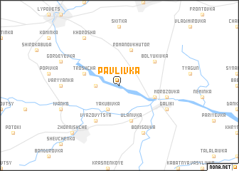 map of Pavlivka