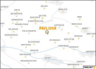 map of Pavlivka