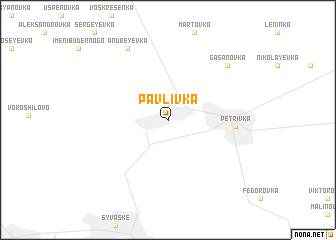 map of Pavlivka