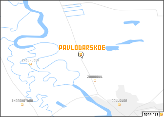 map of Pavlodarskoe