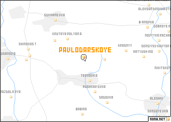 map of Pavlodarskoye
