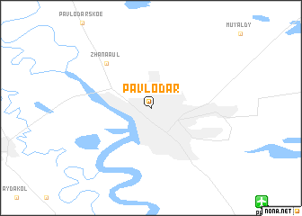 map of Pavlodar