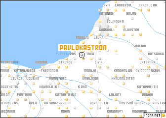 map of Pavlókastron