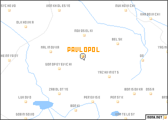 map of Pavlopolʼ