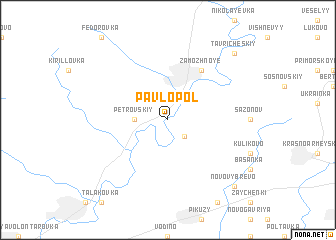 map of Pavlopolʼ