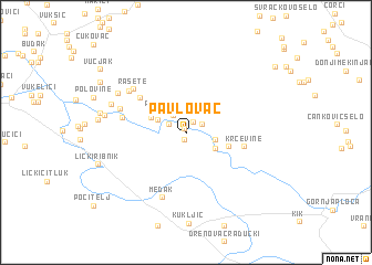 map of Pavlovac