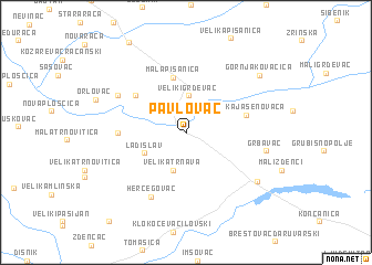 map of Pavlovac