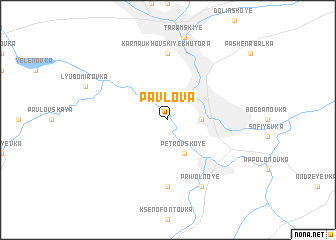 map of Pavlova