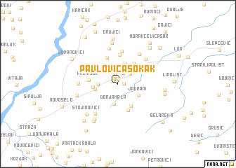 map of Pavlovića Sokak
