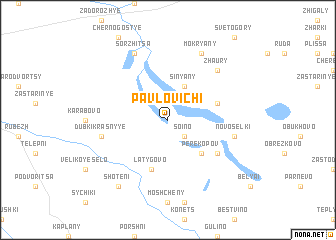 map of Pavlovichi