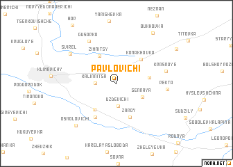 map of Pavlovichi