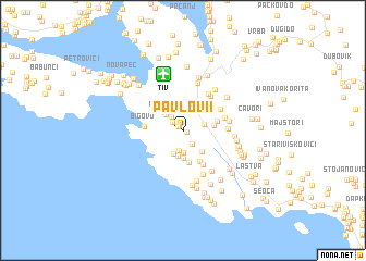 map of Pavlovi°i