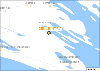 map of Pavlovitsy