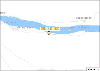 map of Pavlovka