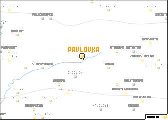 map of Pavlovka