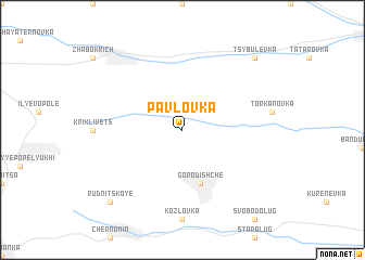 map of Pavlovka