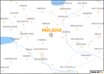 map of Pavlovka