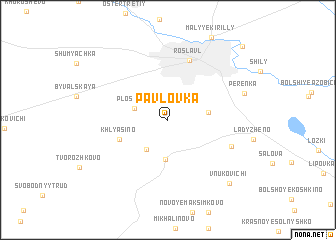 map of Pavlovka