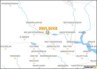 map of Pavlovka