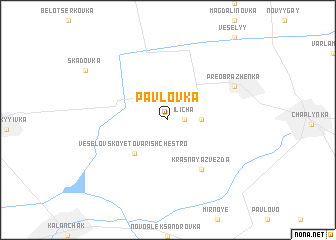 map of Pavlovka