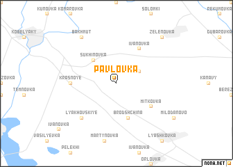 map of Pavlovka