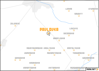 map of Pavlovka