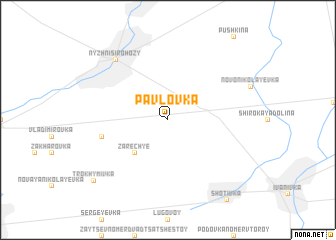 map of Pavlovka
