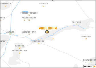 map of Pavlovka