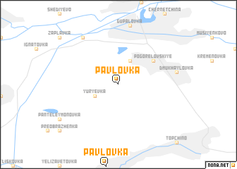 map of Pavlovka