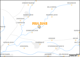 map of Pavlovka