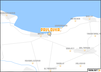 map of Pavlovka