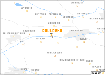 map of Pavlovka