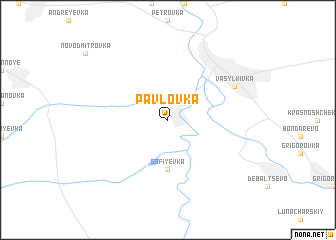 map of Pavlovka