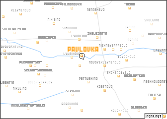 map of Pavlovka