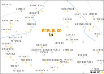 map of Pavlovka