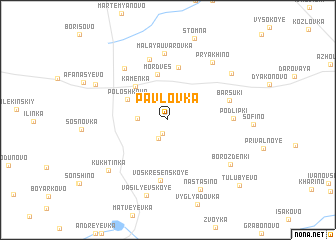 map of Pavlovka