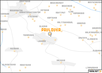 map of Pavlovka