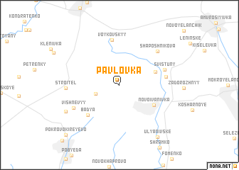 map of Pavlovka