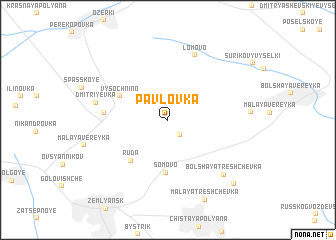 map of Pavlovka