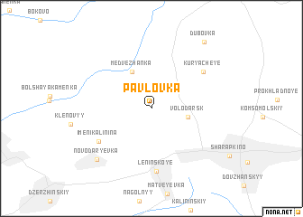 map of Pavlovka