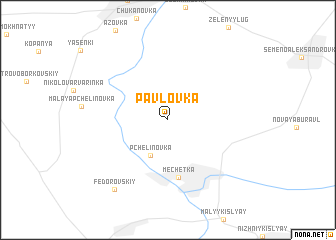 map of Pavlovka