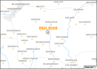 map of Pavlovka