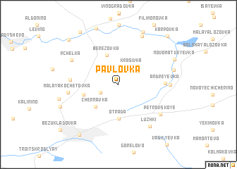 map of Pavlovka