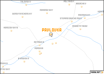 map of Pavlovka