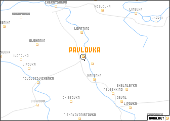 map of Pavlovka