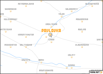 map of Pavlovka