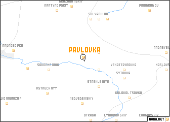 map of Pavlovka